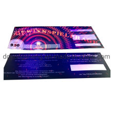 Paper Security Coupon Ticket Voucher with Customized Design